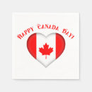 Search for canadian napkins Happy canada day