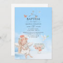 Search for girls angel christening invitations Baptism