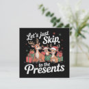 Search for skipping cards Santa