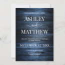Search for navy blue rustic wedding invitations Modern