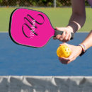 Search for pink pickleball paddles Text