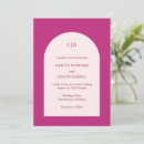 Search for pink magenta wedding invitations Simple