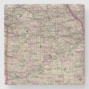 Search for advertising sandstone coasters Railroad
