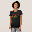 Search for dream believe achieve tshirts Graduation