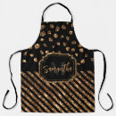 Search for gold geometric aprons Chic