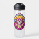 Search for sugar skull water bottles Halloween
