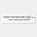 Search for comely bumper stickers Rapture