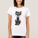 Search for vintage halloween black cat tshirts Autumn