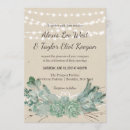 Search for succulent wedding invitations Watercolor