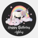 Search for rainbow unicorn stickers Fantasy