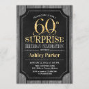 Search for elegant mens birthday invitations Black and gold