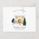 Search for change of address christmas postcards Snow