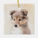 Search for sheltie christmas tree decorations Sable