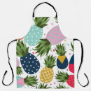 Search for pineapple illustration aprons Background