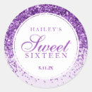 Search for lavender glitter stickers Birthday