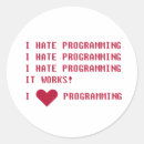Search for coding humor stickers Software