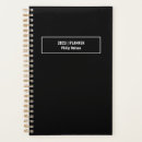 Search for monthly planners Black and white