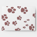 Search for paw print envelopes Puppy
