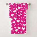 Search for fuchsia pink bath towels Pink and white