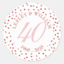 Search for 40 year anniversary stickers Hearts