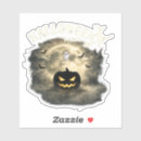 Search for flying ghost stickers Full moon