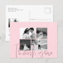 Search for pink black wedding thank you cards Modern