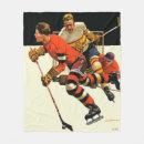 Search for ice hockey blankets Retro