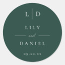 Search for emerald monogram stickers Chic