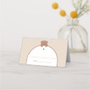 Search for bear place cards Gender neutral