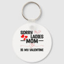 Search for lady in red key rings Heart