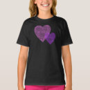 Search for valentine girls tshirts Purple