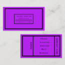 Search for fluorescent business cards Simple