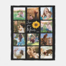 Search for sunflower photo blankets Rustic