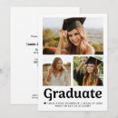Search for trendy graduation invitations Black and white