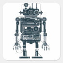 Search for android robot stickers Retro