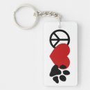 Search for paws rectangular key rings Cat