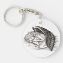 Search for black angel key rings Gothic
