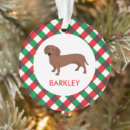 Search for sausage christmas tree decorations Doxie