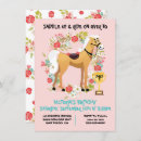 Search for derby birthday invitations Girl