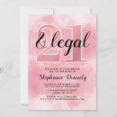 Search for drink birthday invitations Pink