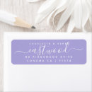 Search for lavender return address labels Elegant