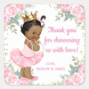 Search for african american baby girl stickers Pink gold baby shower