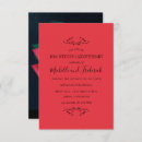 Search for ruby wedding anniversary invitations Flowers