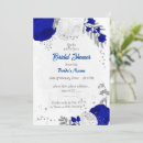 Search for royal blue silver bridal shower invitations Grey