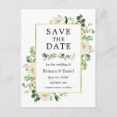 Search for floral save postcards Save our date