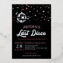 Search for disco hens party invitations Retro