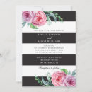 Search for black white pink invitations Floral
