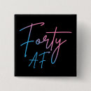 Search for funny 40th birthday badges Turning 40