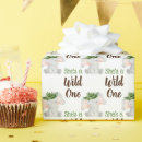 Search for 1st birthday wrapping paper Safari