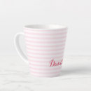 Search for pink and white stripes mugs Elegant